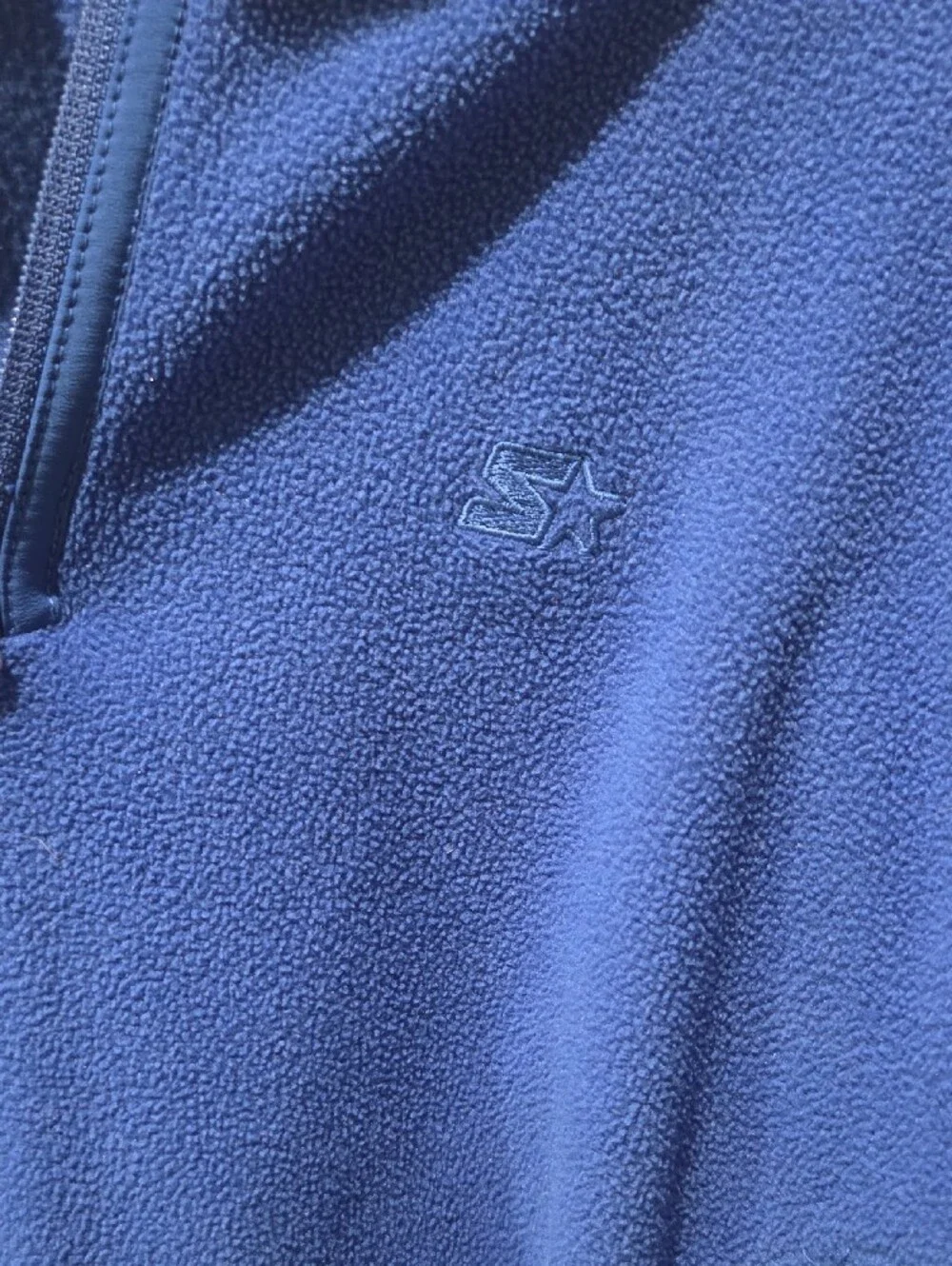 STARTER Blue Kids Half-Zip Fleece Pullover